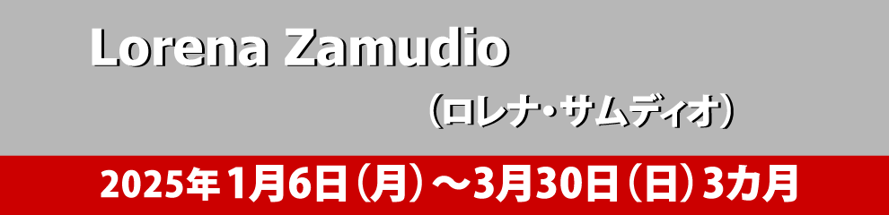 XyClutFiETfBILorena Zamudio1`3@3J@ioJXtRAJf~A2025N1/6ij`3/30ij܂ł̃XPW[NX